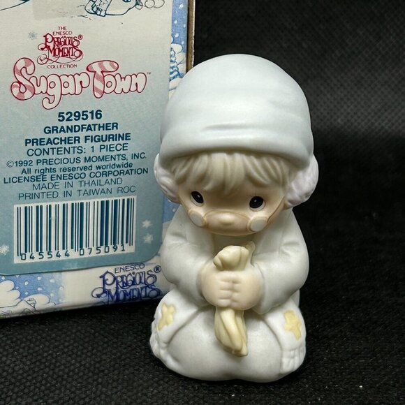 Precious Moments Sugartown "Grandfather preacher" figurine - Picture 1 of 5